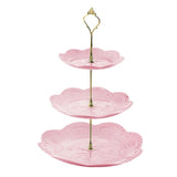 Présentoir cupcake rose – vue d'ensemble équipement complet