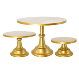 Presentoir gâteau doré – support service buffet haut de gamme