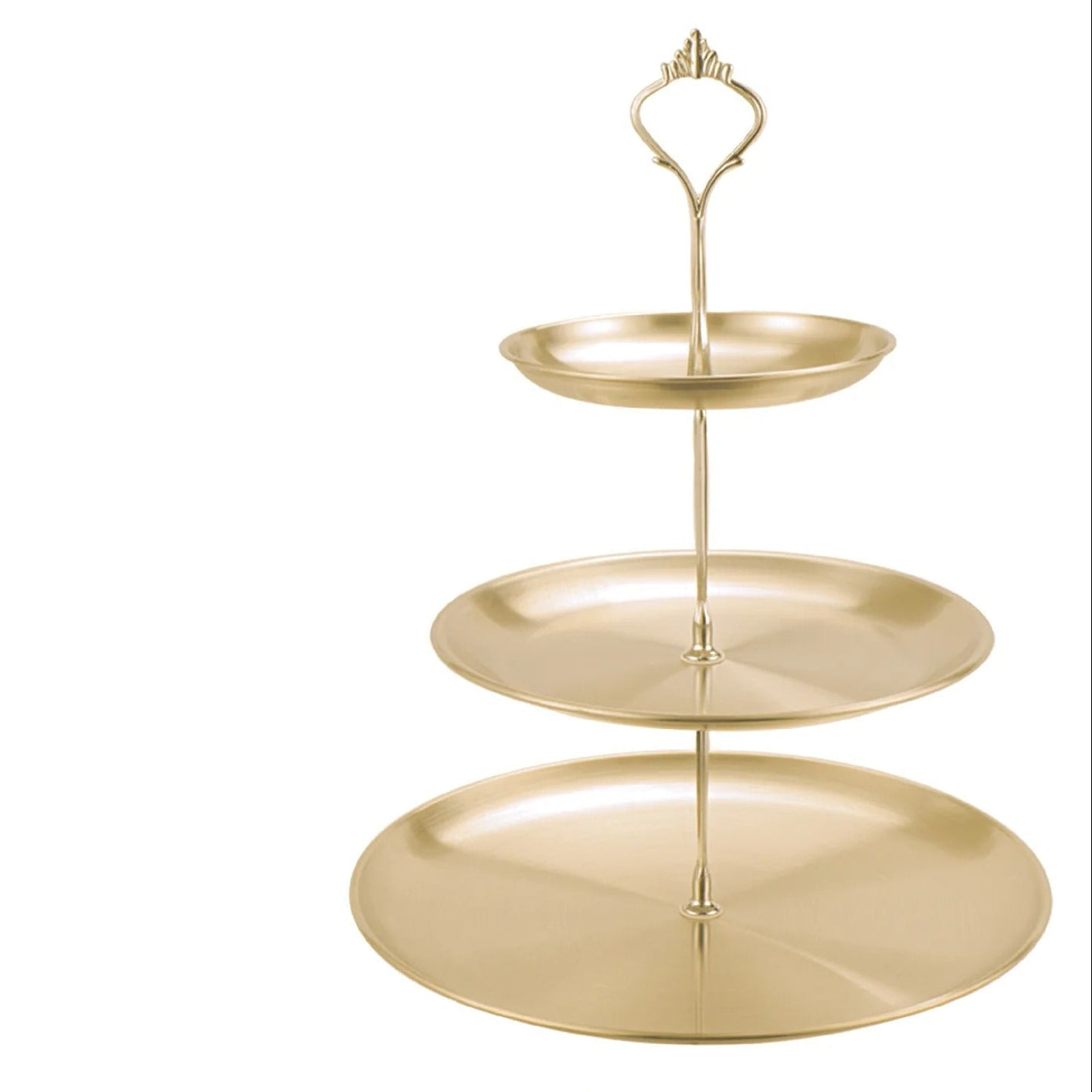 Présentoir cupcake doré