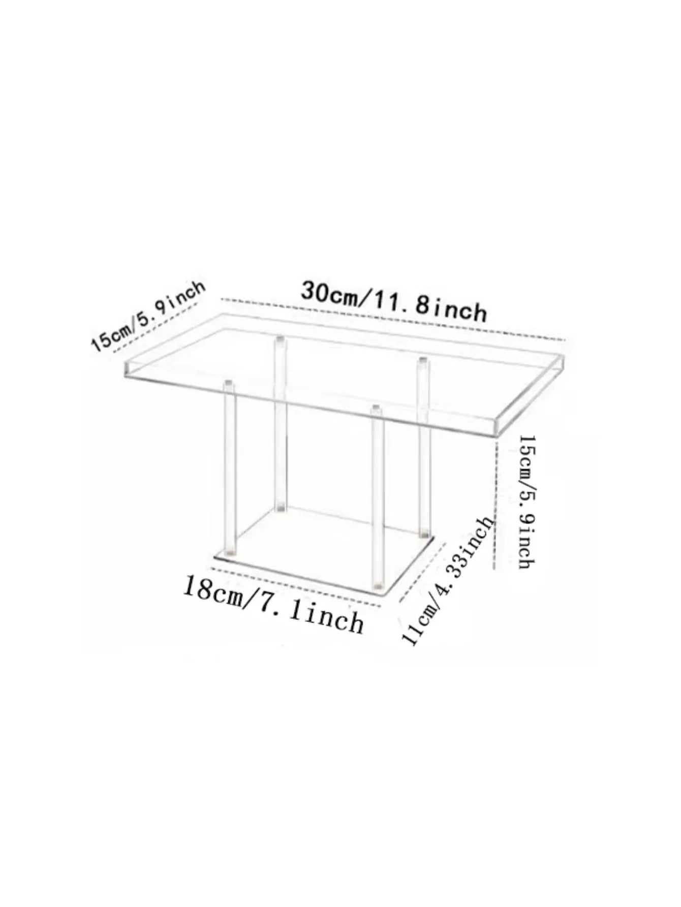 Presentoir buffet acrylique