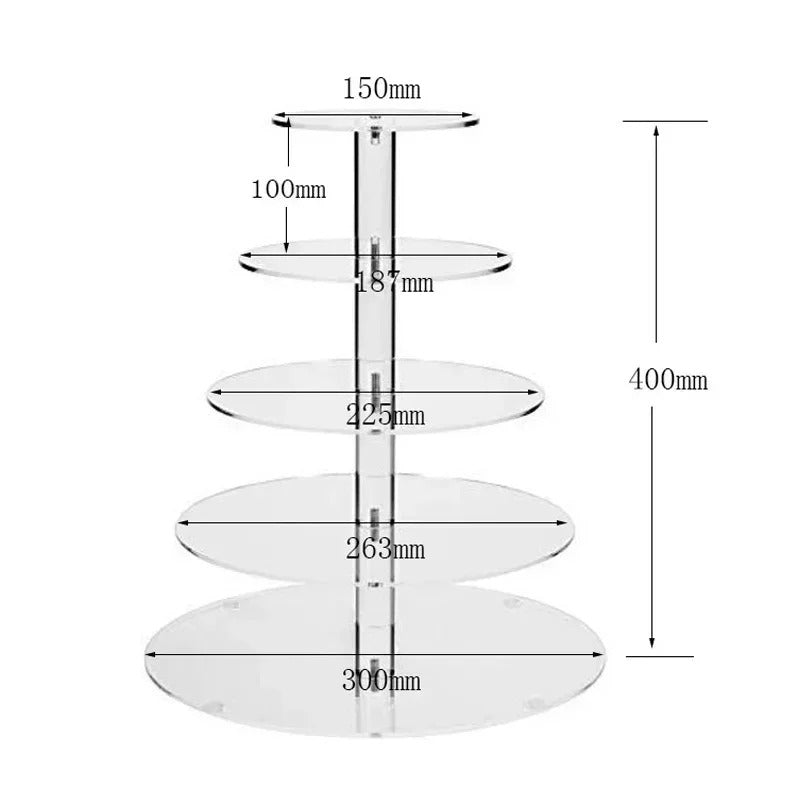 Présentoir cupcake mariage