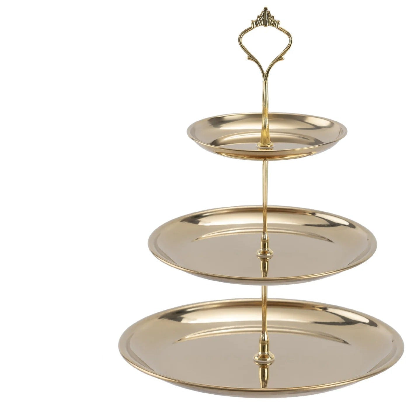 Présentoir cupcake doré