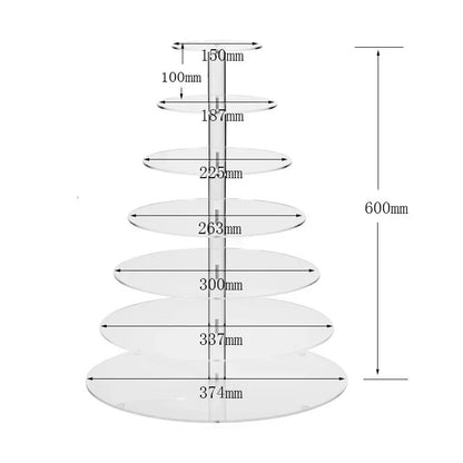 Présentoir cupcake mariage