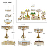 Présentoirs buffet mariage doré – déco mariage et fête d'anniversaire