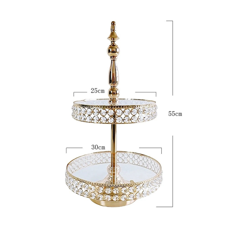 Présentoir gâteau rond (modèle 1) – déco mariage et fête d'anniversaire